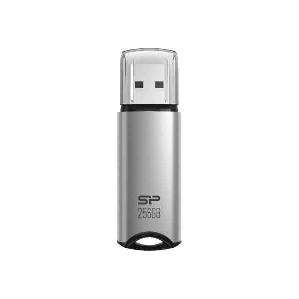 Silicon Power SP256GBUF3M02V1S Marvel M02 Silver pendrive, 256 GB, USB 3.2 gen 1, Strap-hole