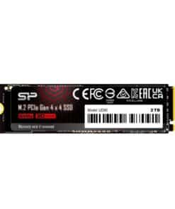Silicon Power SP02KGBP44UD9005 UD90 SSD, 2 TB, M.2, PCIe Gen 4x4, 5000 MB/s, 3D NAND