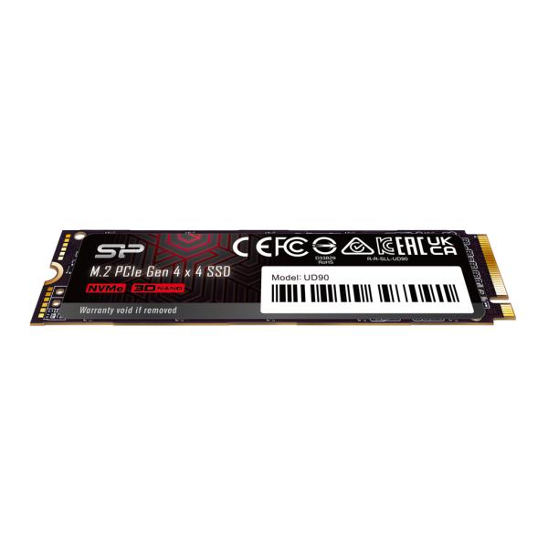 Silicon Power SP02KGBP44UD9005 UD90 SSD, 2 TB, M.2, PCIe Gen 4x4, 5000 MB/s, 3D NAND - Afbeelding 2