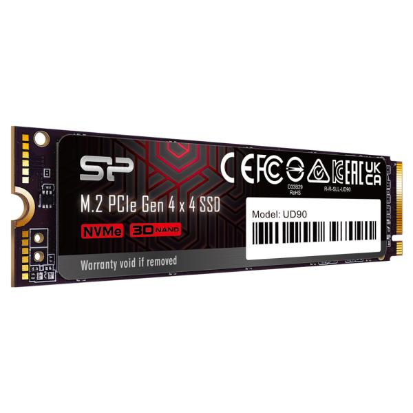 Silicon Power SP02KGBP44UD9005 UD90 SSD, 2 TB, M.2, PCIe Gen 4x4, 5000 MB/s, 3D NAND - Afbeelding 4
