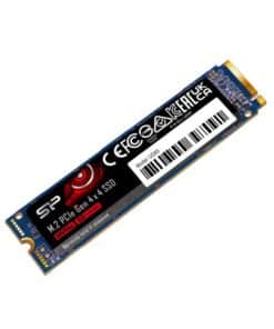 Silicon Power SP500GBP44UD8505 UD85 SSD, 5000 GB, M.2, PCIe Gen 4x4, 3600 MB/s, 3D NAND HBM, Black