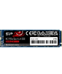 Silicon Power SP02KGBP44UD8505 UD85 SSD, 2000 GB, M.2, PCIe Gen 4x4, 3600 MB/s, 3D NAND, HBM, Black