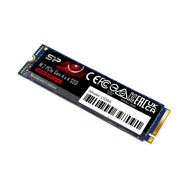 Silicon Power SP02KGBP44UD8505 UD85 SSD, 2000 GB, M.2, PCIe Gen 4x4, 3600 MB/s, 3D NAND, HBM, Black - Afbeelding 4