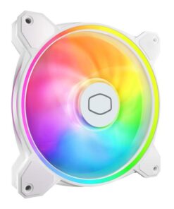 Cooler Master MFL-B4DW-16NP2-R2 MasterFan MF140 Halo2 White Edition, 140 mm 27 dBa, 59.51 CFM, Whit