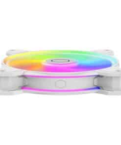 Cooler Master MFL-B4DW-16NP2-R2 MasterFan MF140 Halo2 White Edition, 140 mm 27 dBa, 59.51 CFM, Whit - Afbeelding 3