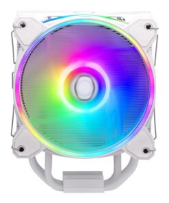 Cooler Master RR-S4WW-20PA-R1 Hyper 212 Halo White, 4-pin, ARGB, 120mm, 650-2050 RPM, 27 dBa (Max)