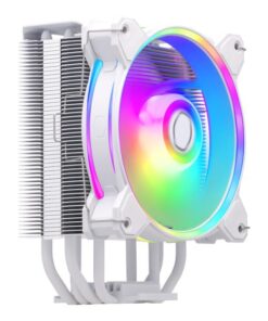 Cooler Master RR-S4WW-20PA-R1 Hyper 212 Halo White, 4-pin, ARGB, 120mm, 650-2050 RPM, 27 dBa (Max) - Afbeelding 2