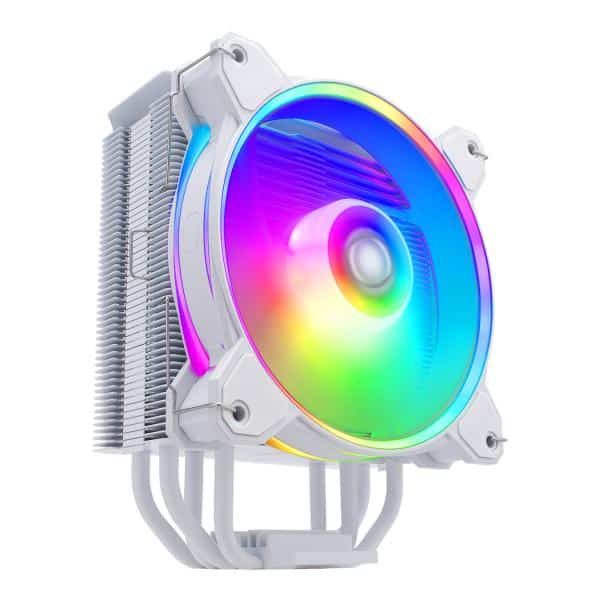 Cooler Master RR-S4WW-20PA-R1 Hyper 212 Halo White, 4-pin, ARGB, 120mm, 650-2050 RPM, 27 dBa (Max) - Afbeelding 3