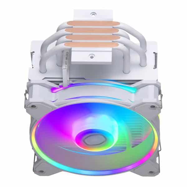 Cooler Master RR-S4WW-20PA-R1 Hyper 212 Halo White, 4-pin, ARGB, 120mm, 650-2050 RPM, 27 dBa (Max) - Afbeelding 5