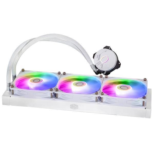 Cooler Master MLW-D36M-A18PZ-RW MASTERLIQUID 360L Core White, 4-pin, 3x 120mm ARGB, 27 dBa (max) - Afbeelding 3