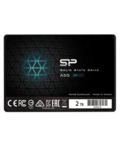 Silicon Power SP004TBSS3A55S25 A55 SSD, 4000 GB, 2.5" 7mm, SATA3, 500 MB/s, 3D NAND, SLC Cache