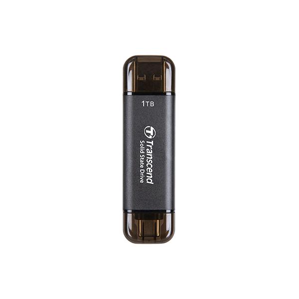 Transcend TS256GESD310C ESD310C Portable SSD, 256 GB, USB 10Gbps, Type C/A
