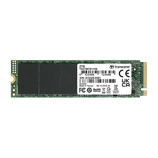 Transcend TS250GMTE115S MTE115S SSD, 250GB, M.2 2280,PCIe Gen3x4, DRAM-less, 3200 MB/s, 250K IOPS