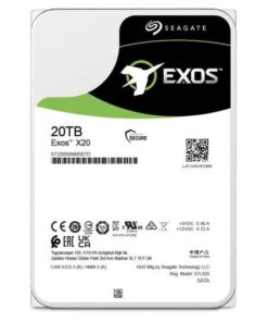 Seagate Enterprise Exos X20 interne harde schijf 20 TB 7200 RPM 3.5" SATA III