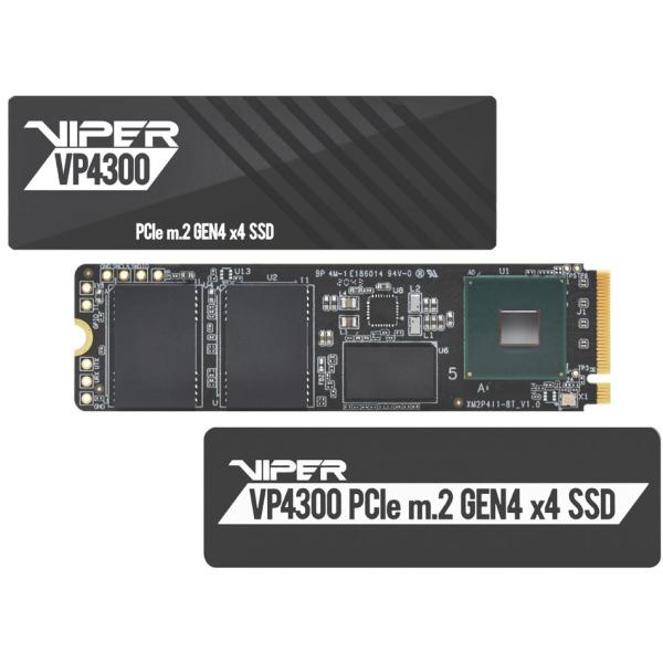Patriot VP4300L1TBM28H Viper VP4300 Lite SSD, 1TB, M.2 2280, PCIe Gen4 x4, 7400 MB/s, 800K IOPS - Afbeelding 3