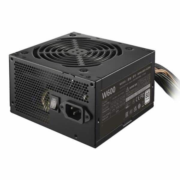 Cooler Master MPW-6001-ACBW-BE1 Elite NEX WHITE W600 230V, ATX, 600W, 120mm, Black - Afbeelding 3