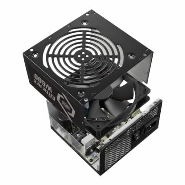 Cooler Master MPW-6001-ACBW-BE1 Elite NEX WHITE W600 230V, ATX, 600W, 120mm, Black - Afbeelding 5