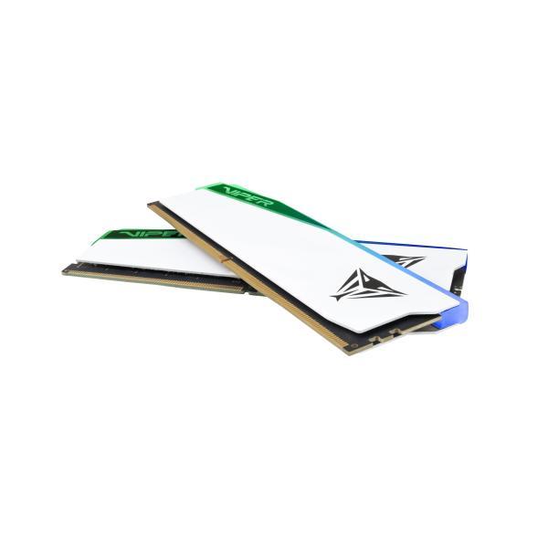 Patriot PVER532G70C38KW Viper Elite 5 White Dual-Kit, 32GB, DDR5, CL38, 7000 MHz, RGB, HS - Afbeelding 4