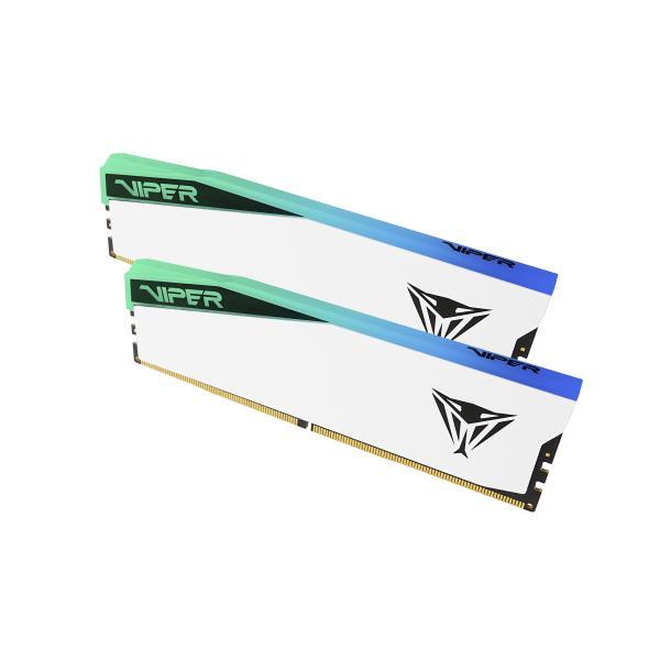 Patriot PVER532G70C38KW Viper Elite 5 White Dual-Kit, 32GB, DDR5, CL38, 7000 MHz, RGB, HS - Afbeelding 5