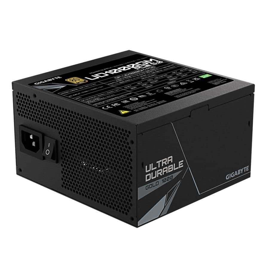 GIGABYTE UD1000GM PG5 power supply unit 1000 W 20+4 pin ATX ATX Zwart - Afbeelding 5