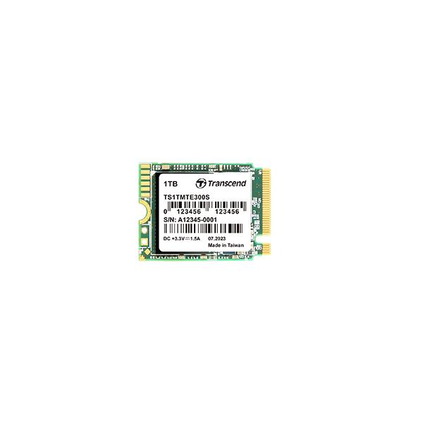 Transcend TS1TMTE300S 300S SSD, 1TB, M.2 2230, PCIe Gen3x4, NVMe, 3D TLC, DRAM-less