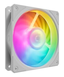 Cooler Master MFZ-M2DW-24NP2-R1 Mobius 120P ARGB White Edition, 3-Pin ARGB, 120mm, 0-2400 RPM ± 10