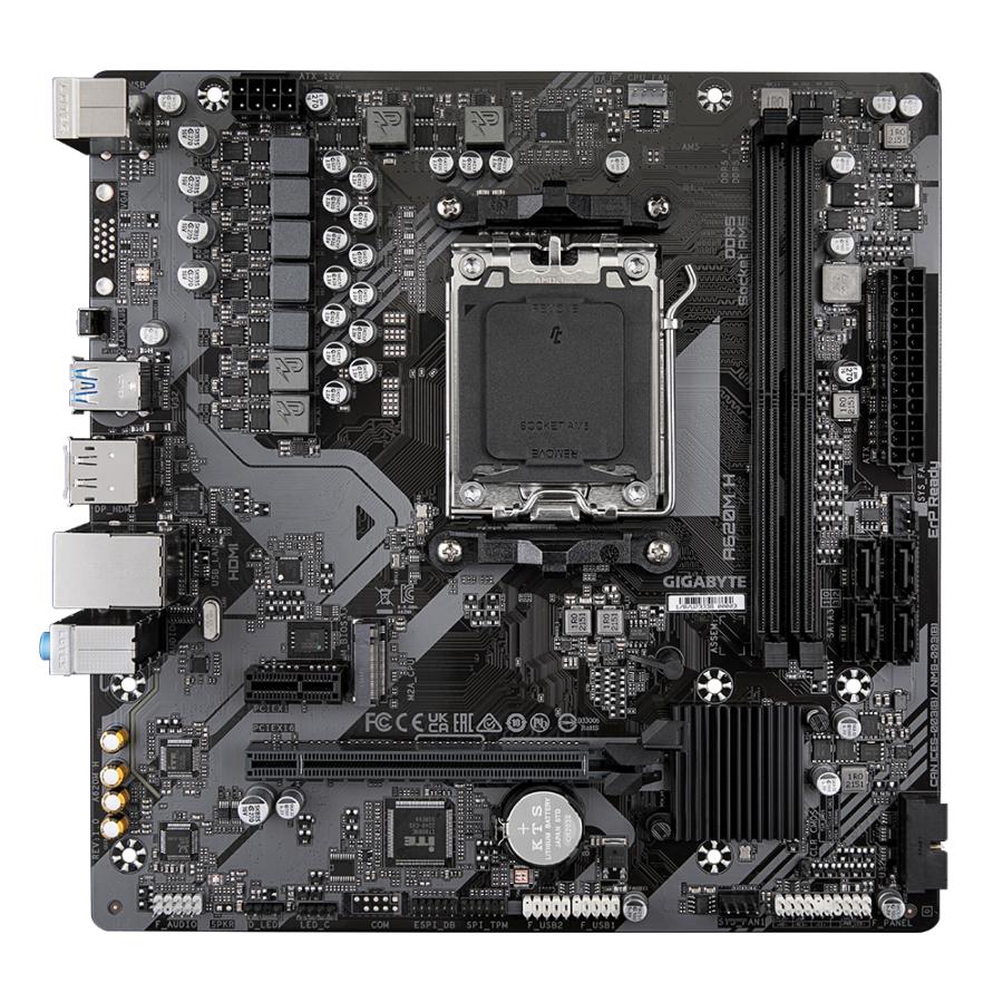 GIGABYTE A620M H moederbord AMD A620 Socket AM5 micro ATX - Afbeelding 3