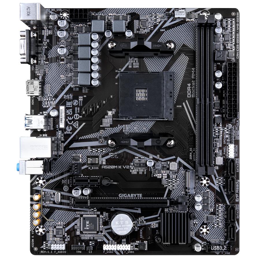 GIGABYTE A520M K V2 Moederbord - Afbeelding 3
