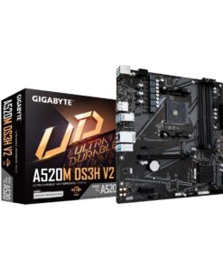 GIGABYTE A520M DS3H V2 moederbord Socket AM4 micro ATX - Afbeelding 2