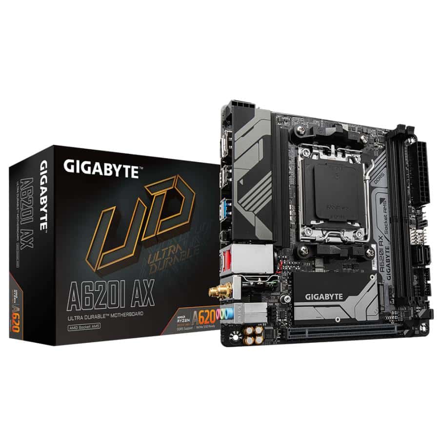 GIGABYTE A620I AX moederbord AMD A620 Socket AM5 mini ITX - Afbeelding 5