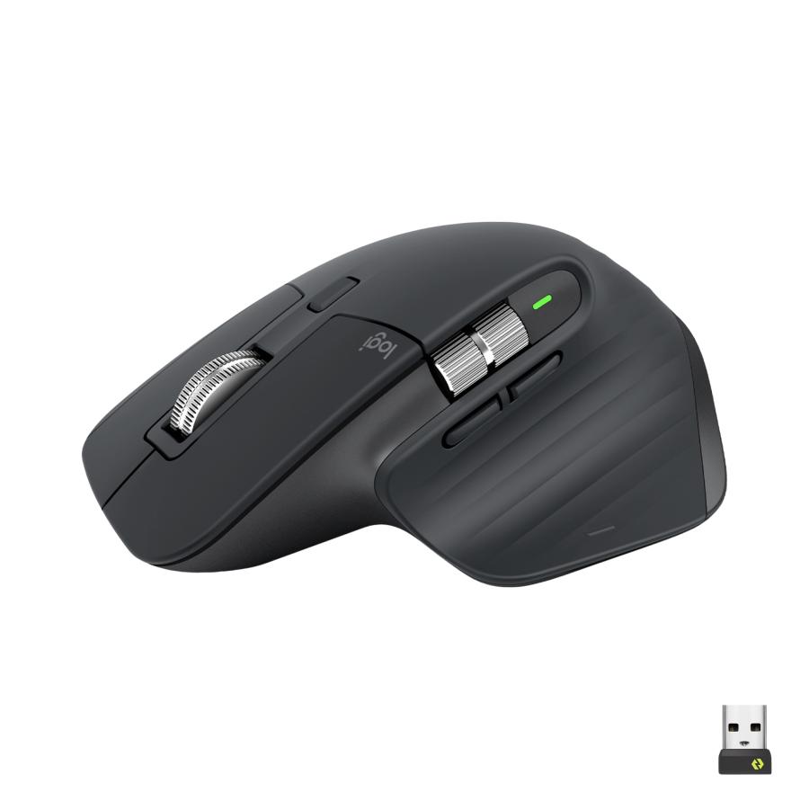Logitech 910-006559 MX Master 3S Performance Wireless Mouse, Laser, RF Wireless, Bluetooth, 8000 DPI - Afbeelding 2