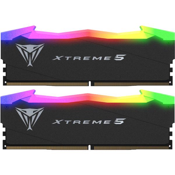 Patriot PVXR548G76C36K Viper Xtreme 5 RGB DIMM Kit, 48 GB, DDR5, 7600 MHz, CL36, BLK HS