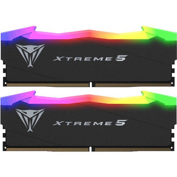 Patriot PVXR548G80C38K Viper Xtreme 5 RGB DIMM Kit, 48 GB, DDR5, 8000 MHz, CL38, BLK HS