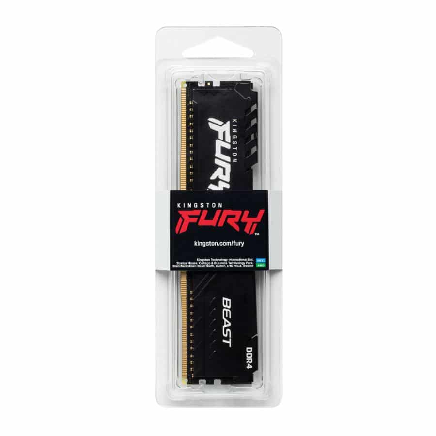 Kingston Technology FURY Beast 16GB 3200MT/s DDR4 CL16 DIMM 1Gx8 Black - Afbeelding 6