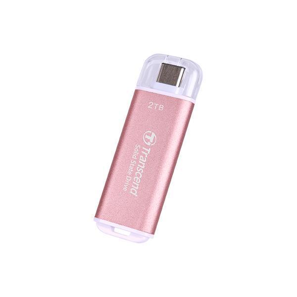Transcend TS512GESD300P ESD300 Pink SSD, 500 GB, USB Type-C 10Gbps, 1050/ 950 MB/s max