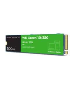 Western Digital WDS500G2G0C SN350 Green SSD, 500 GB M.2 NVMe, PCIe Gen3 x4, NVMe v1.3, 2400MB/s