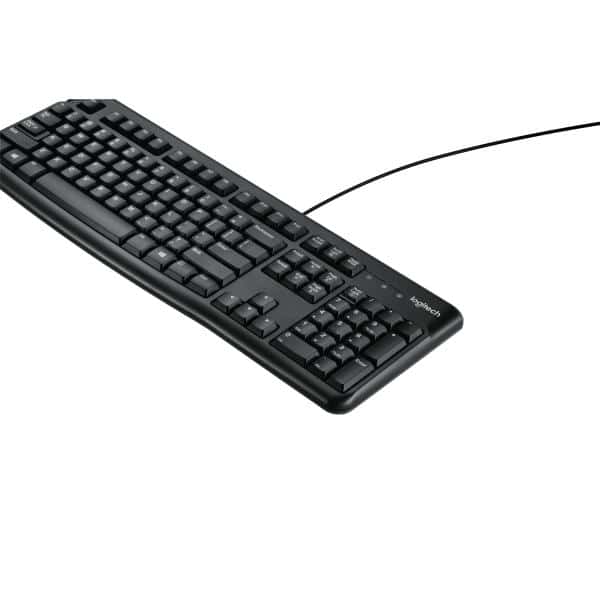 Logitech 920-002482 K120 Corded Keyboard, Full-size (100%) Wired, USB, AZERTY, Black - Afbeelding 4