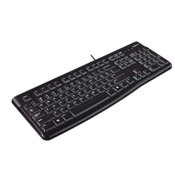 Logitech 920-002482 K120 Corded Keyboard, Full-size (100%) Wired, USB, AZERTY, Black - Afbeelding 5
