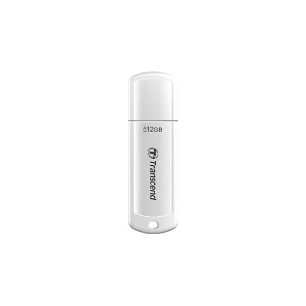 Transcend TS512GJF730 JetFlash 370 Pen Drive, 512GB, USB3.1, Capless, White