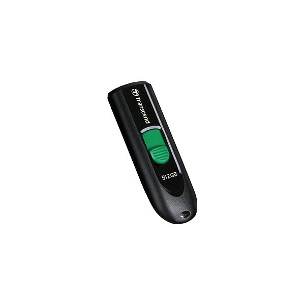 Transcend TS512GJF790C JetFlash 790C Pen Drive, 512GB, USB3.2 Type-C, Capless, Black - Afbeelding 2