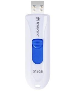 Transcend TS512GJF790W JetFlash 790C Pen Drive, 512GB, USB3.2 Type-C, Capless, White