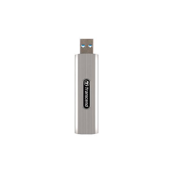 Transcend TS2TESD320A ESD320A External SSD, 2 TB, USB 10Gbps, Type-A, 1050/ 950 MB/s, Silver - Afbeelding 2