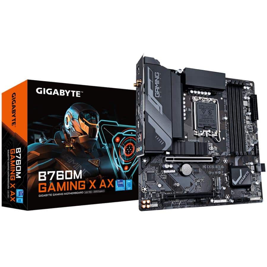 GIGABYTE B760M Gaming X AX Intel B760 Express LGA 1700 micro ATX - Afbeelding 2