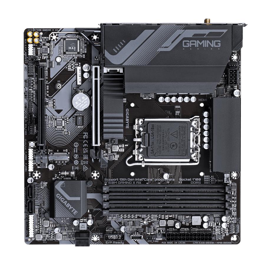 GIGABYTE B760M Gaming X AX Intel B760 Express LGA 1700 micro ATX - Afbeelding 5