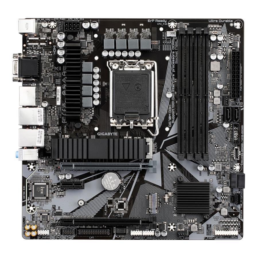 GIGABYTE Q670M D3H moederbord Intel Q670 LGA 1700 micro ATX - Afbeelding 3