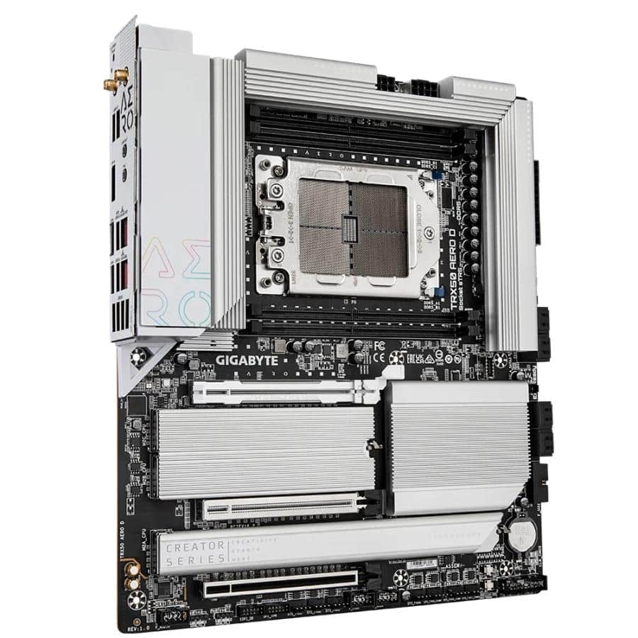 GIGABYTE TRX50 AERO D moederbord AMD TRX50 Socket sTR5 Verlengd ATX - Afbeelding 4