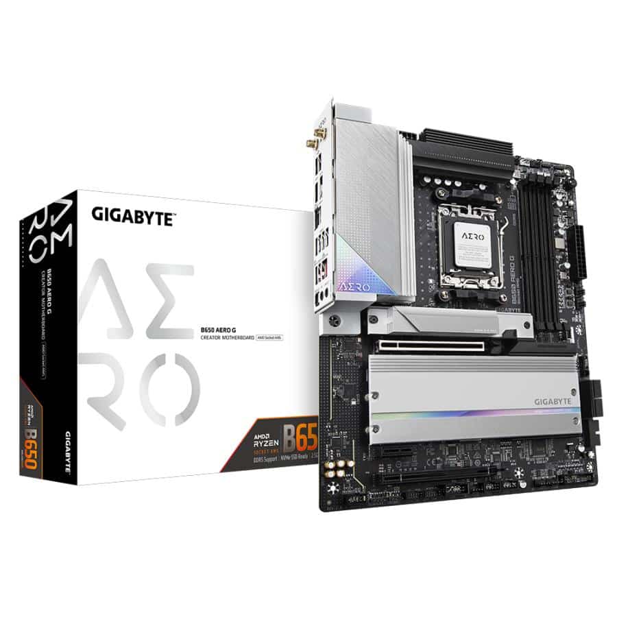 GIGABYTE B650 AERO G moederbord AMD B650 Socket AM5 ATX - Afbeelding 2