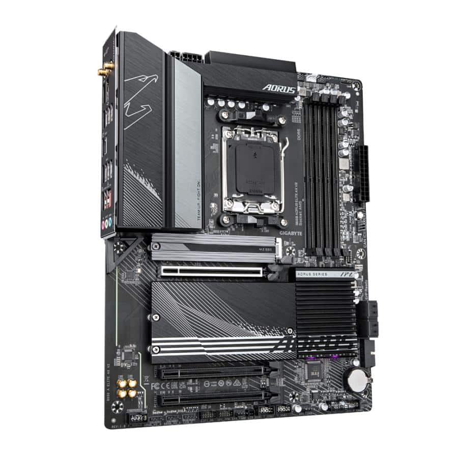 GIGABYTE B650 AORUS ELITE AX V2 moederbord AMD B650 Socket AM5 ATX - Afbeelding 3