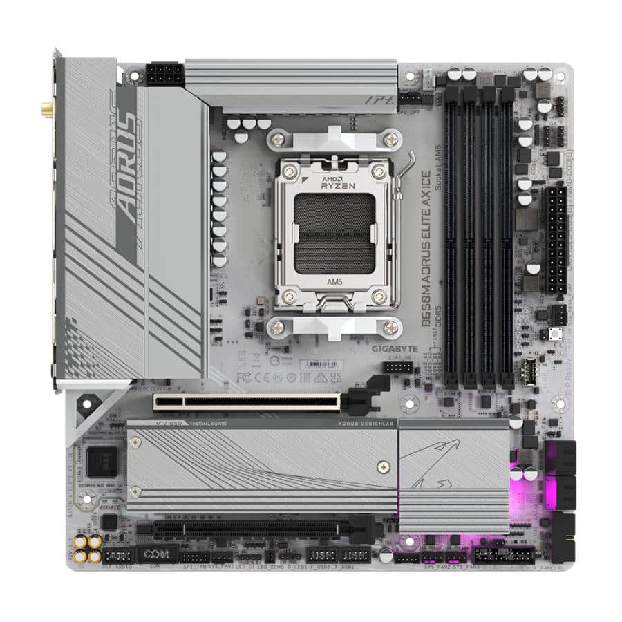 GIGABYTE B650M AORUS ELITE AX ICE Moederbord - Afbeelding 8