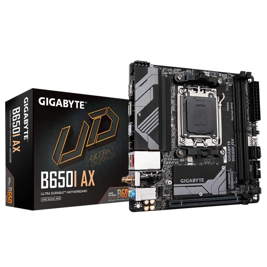 GIGABYTE B650I AX moederbord AMD B650 Socket AM5 mini ITX - Afbeelding 2